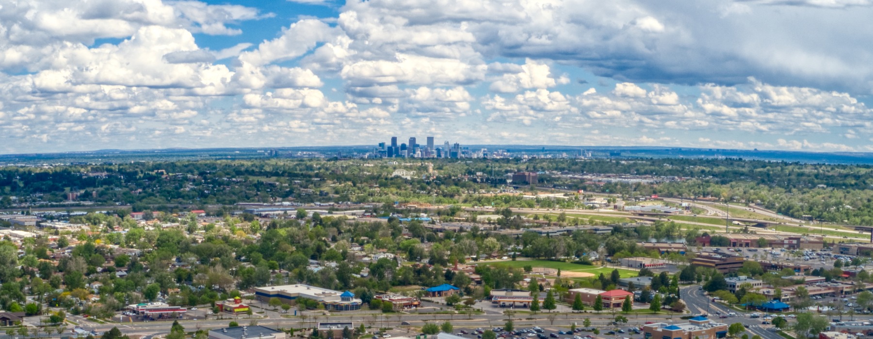 Aerial view of Water Tower Flats