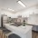 a kitchen with an island